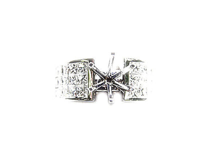 DIAMOND 30 PRINCESS SHAPE INVISIBLE SET 5X3 ROW SETTING