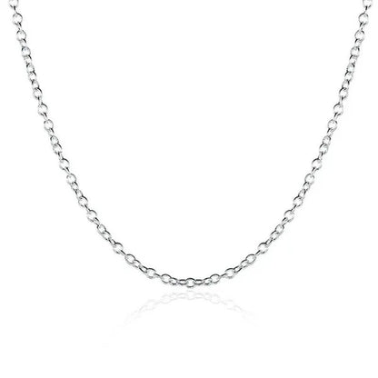 Wholesale Price High Quality 5Pcs/Lot Simple Fashion 925 Silver 1Mm Basic Chain
