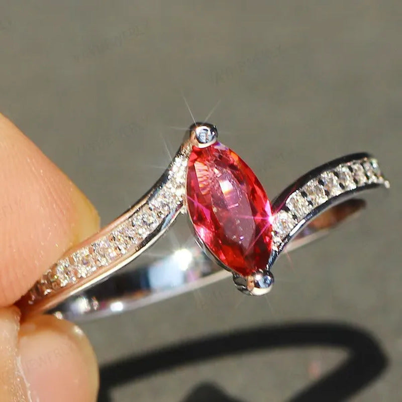 Eye 925 Silver Anniversary Statement Multilayer Crown Eye Ring Natural Gemstones
