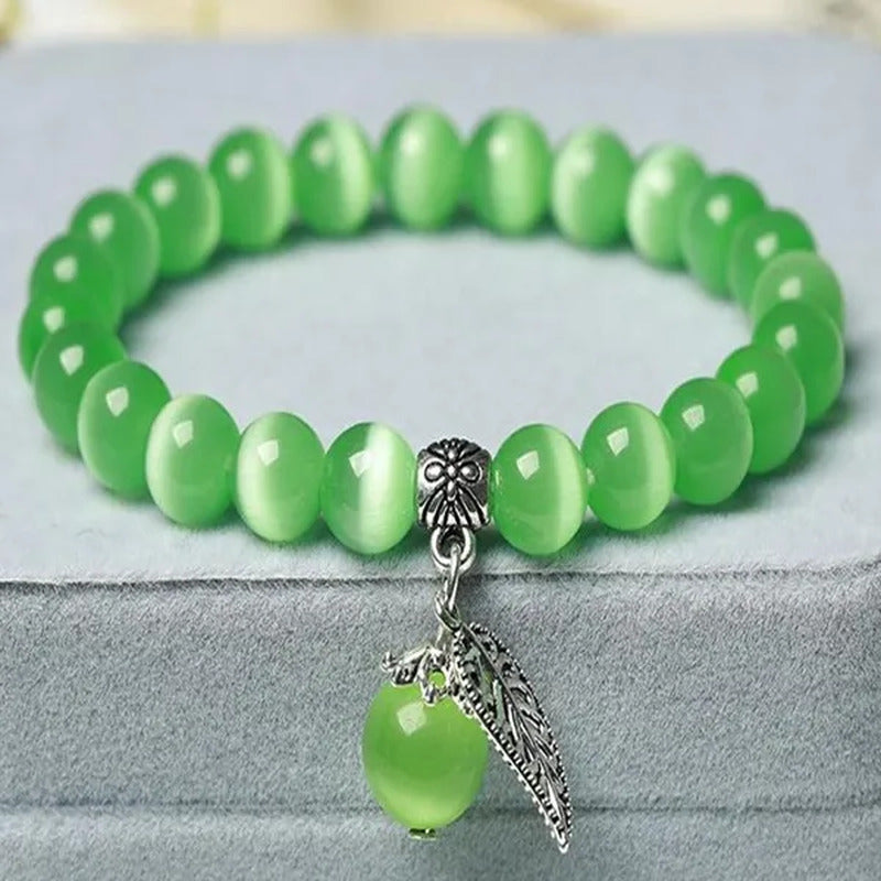 New Fashion Cat'S Eye Stone Women'S Bracelet National Style Buddha Bead Bracelet