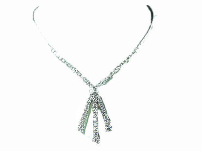 DIAMOND ROUND BRILLIANT SH BAGUETTE SHAPE FRONT SET DIAMOND NECKLACE