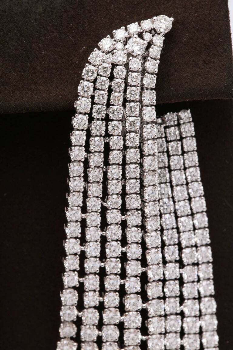 Diamond Dangle Earrings