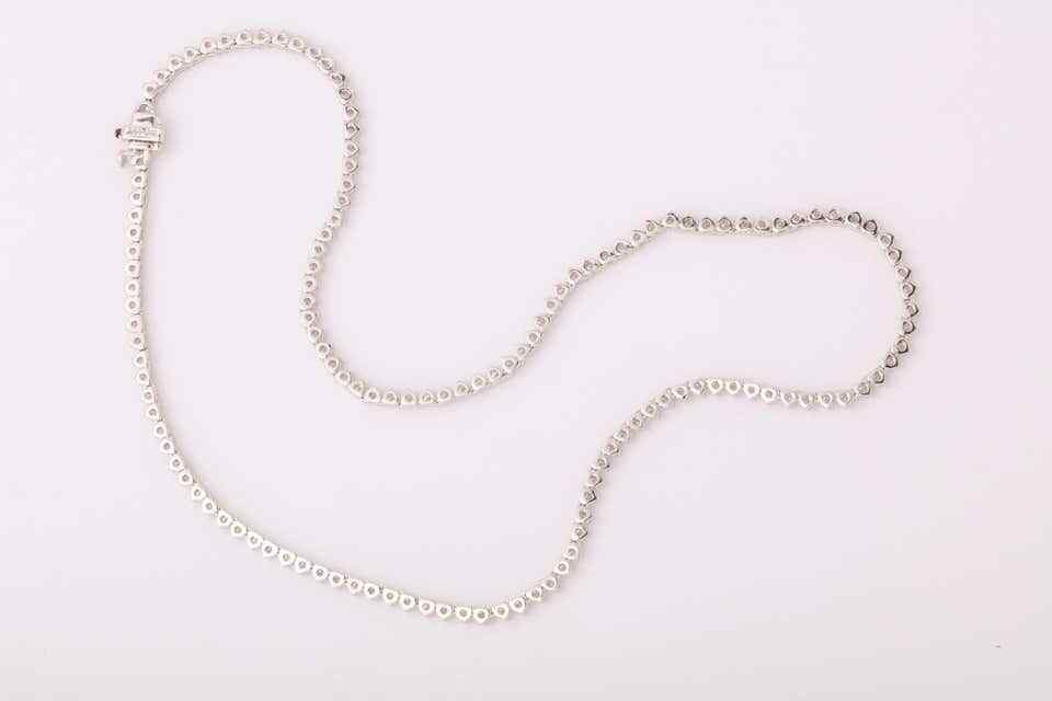 Diamond Choker Tennis Necklace