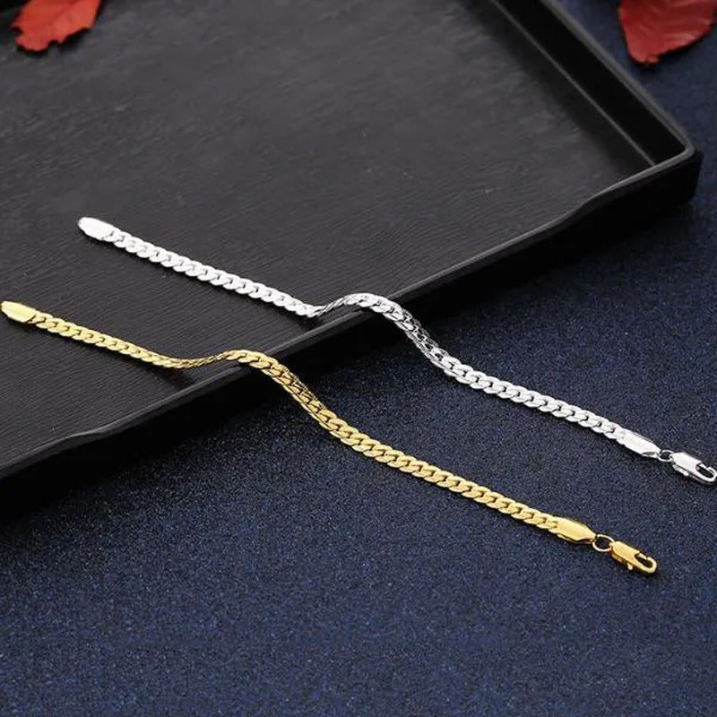 8/16/18/20/24Inch 18K Gold/925 Sterling Silver Luxury Brand Design Noble Necklac