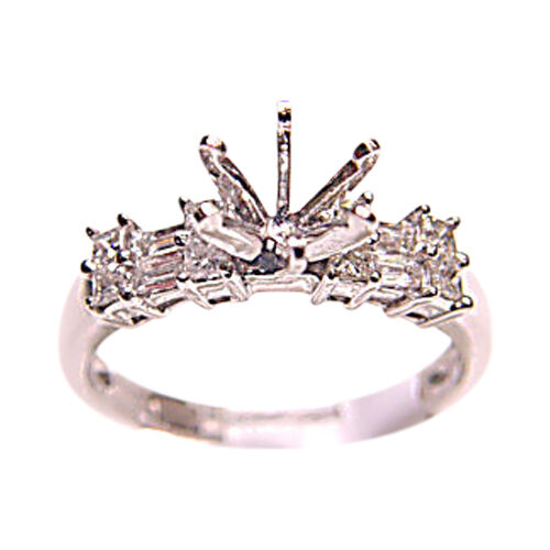 DIAMOND 8 PRINCESS SHAPE 4 BAGUETTE SHAPE SETTING 6 PRONG