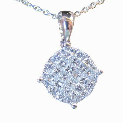 DIAMOND PRINCESS SHAPE CENTER WITH ONE ROUND DIAMOND