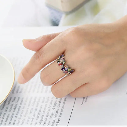 925 Silver Rings Zircon Jewelry Fashion Wedding Jewelry Women'S Jewelry