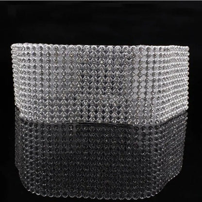 Full Diamond Necklace Chain Link Layer Necklace Gift for Women Jewelry