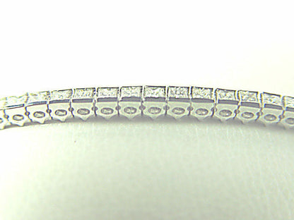 DIAMOND PRINCESS SHAPE CHANNEL SET TENNIS BRACELET 56 SHAPE DIAMOND