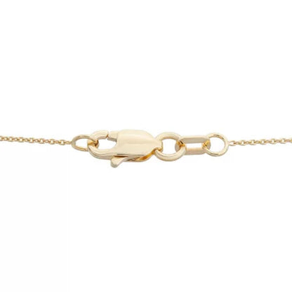 0.10 CT. T.W. Diamond Circle Neckalce in 14K Yellow Gold (I, I1)