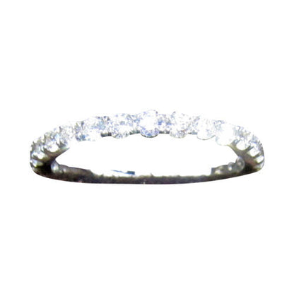 diamond round brilliant shape all around set eternity band diamond band ring