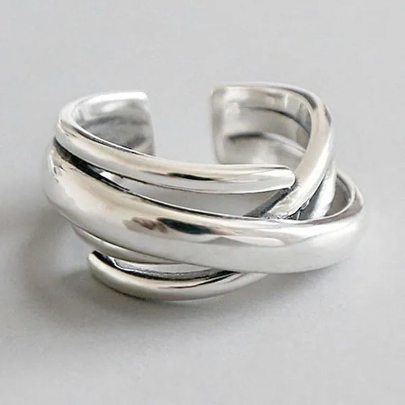 Rings for Women Adjustable Geometric Irregular Rings Exaggerated Novel Jewelry
