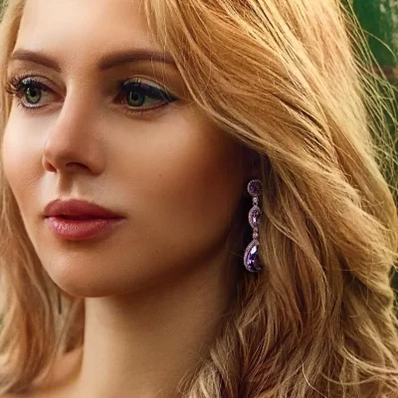Allura Amethyst, Rose De France and White Sapphire with 0.58 CT. T.W. Diamond Da