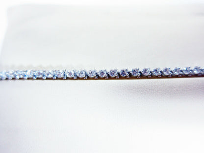DIAMOND ROUND BRILLIANT SHAPE 3 PRONG SET TENNIS DIAMOND BRACELET