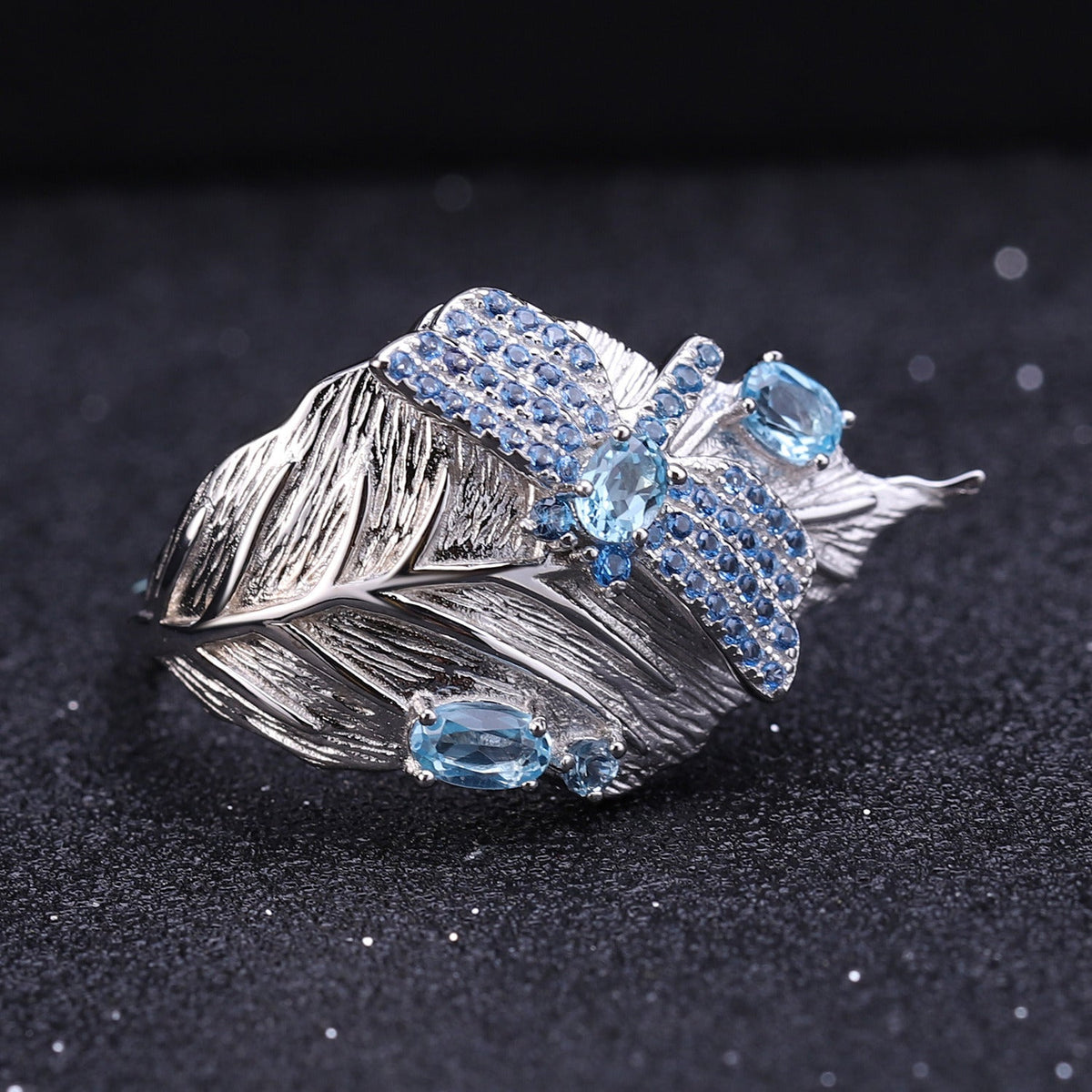 Natural Wind Romantic Temperament Necklace Earrings Ring