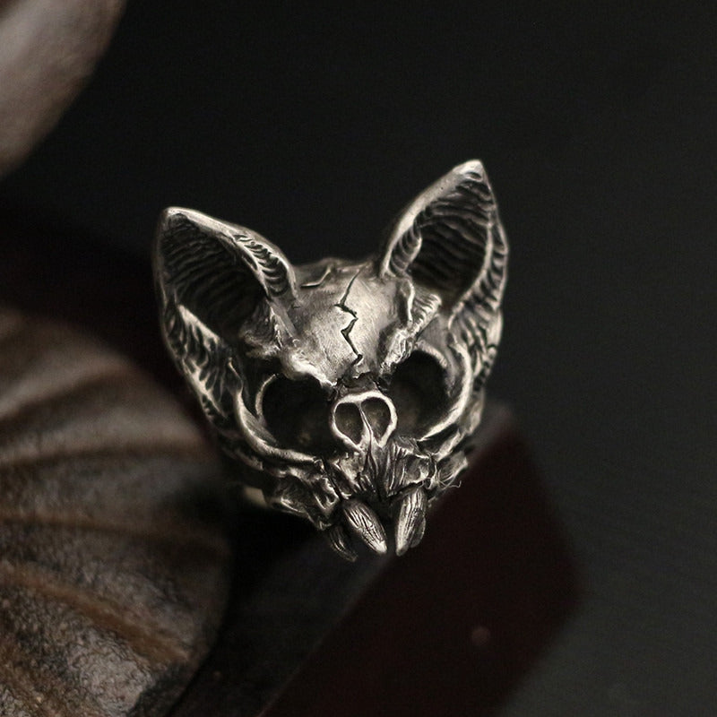 Sterling Silver Couple Ring Handmade Personality