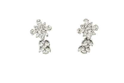 DIAMOND EARRING ROUND MARQUISE PEAR SHAPE SET EARRING