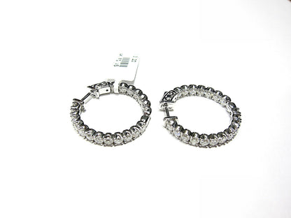 DIAMOND ROUND BRILLIANT INSIDE OUTSIDE SET 4 PRONG SET DIAMOND