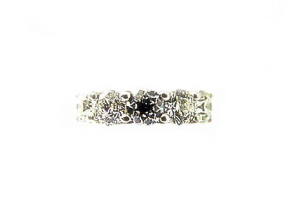 DIAMOND 5 ROUND BR SHAPE COMMON PRONG SET BAND TOP SET DIAMOND ANNIVERSARY BAND