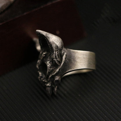Sterling Silver Couple Ring Handmade Personality