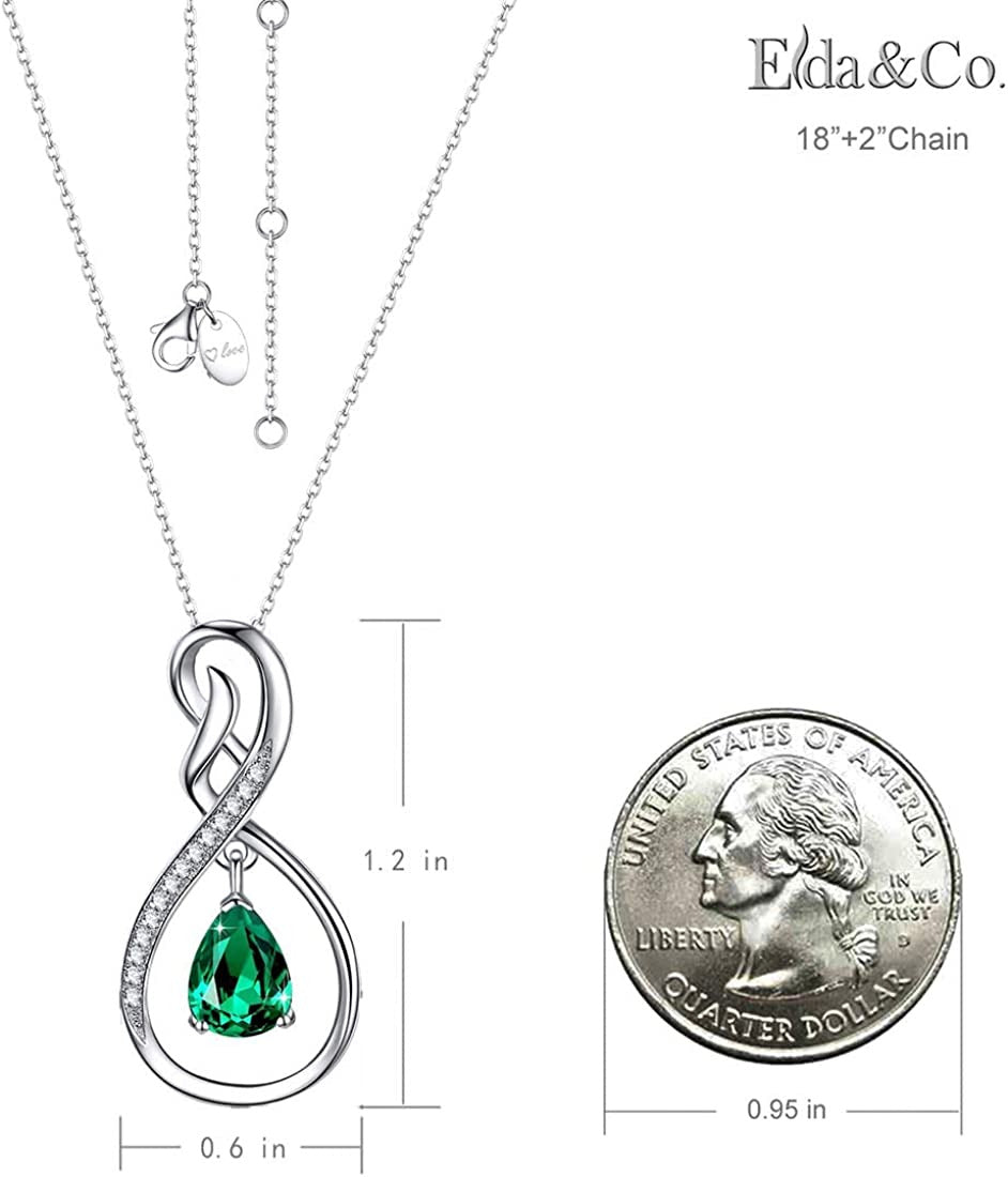 Forever Love Infinity Birthday Gifts Wife 925 Sterling Silver January February B
