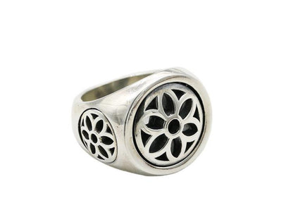 Handmade Vintage Thai Silver Fashion Star with Men'S Ring