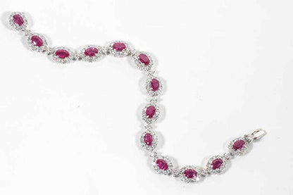 Classic Ruby Diamond Bracelet