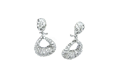 DIAMOND EARRING ROUND BRILLIANT SHAPE SET EARRING