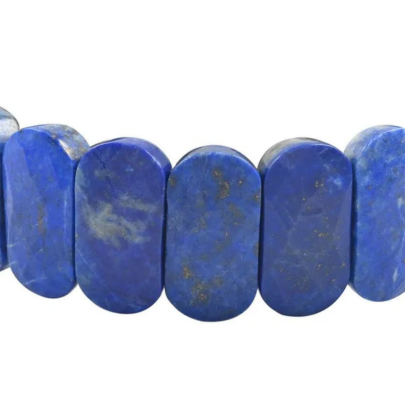 Shop LC 925 Sterling Silver Mix Lapis Lazuli Strech Beaded Bracelet for Women Ct