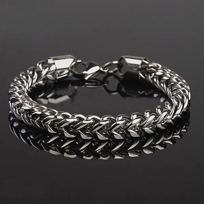 2018 Fashion Titanium Stainless Steel Bracelet for Men/Women (Size:6/12Mm) Free