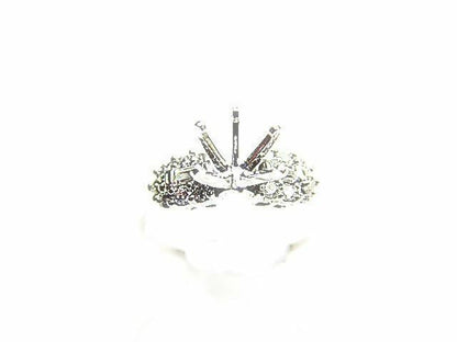 DIAMOND BAGUETTE ROUND SETTING 6 PRONG SET FOR A 8MM DIAMOND x 7.70MM STONE