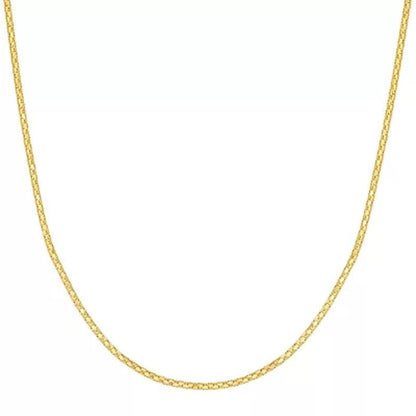 Adjustable Popcorn Chain Necklace, 1.1Mm in 14K Gold