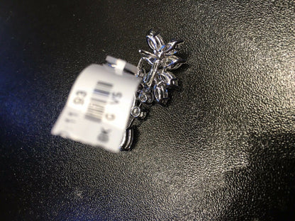 DIAMOND PEAR SHAPE MARQUISE SHAPE ROUND BRILLIANT SHAPE SET DANGLE EARRING