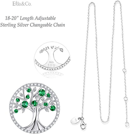 Valentines Day Jewelry Gifts for Her Tree of Life Necklace for Women February Ma