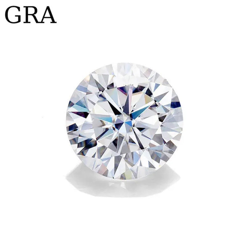 HOLYCOME 100% Genuine Loose Gemstones Moissanite Stones GRA 3Ct DEFIJ Color VVS1