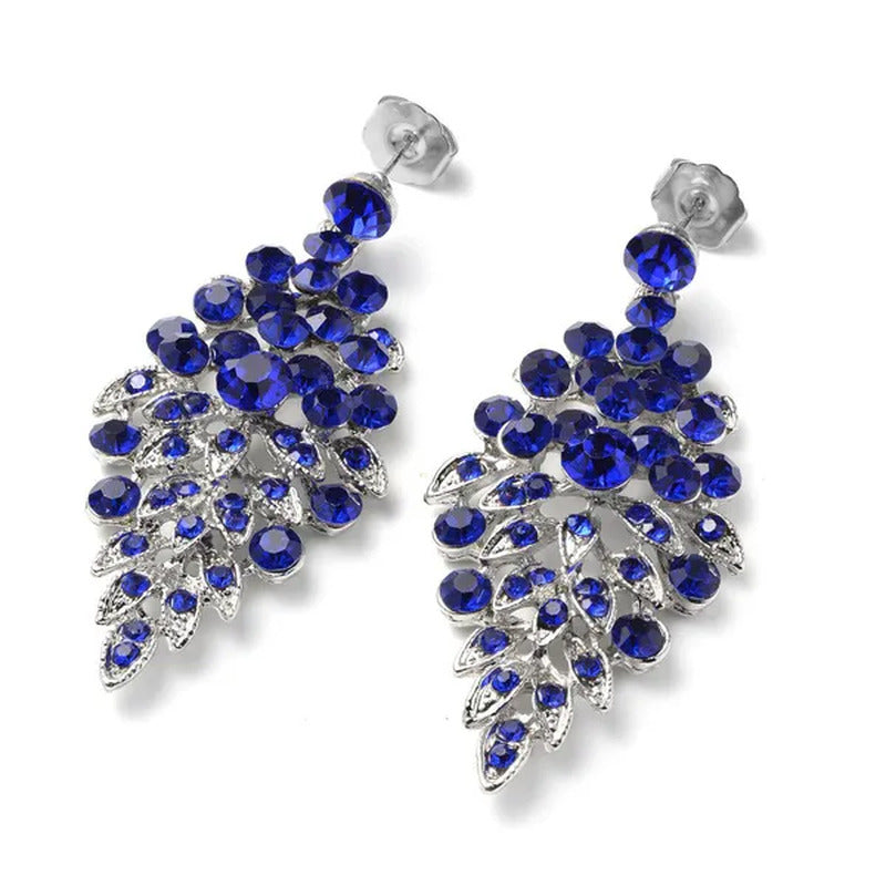 Shop LC Crystal Earrings Statement Bib Necklace Promise Stylish Elegant Fashion
