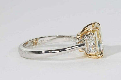 GIA Certified Fancy Yellow Diamond Engagement Ring