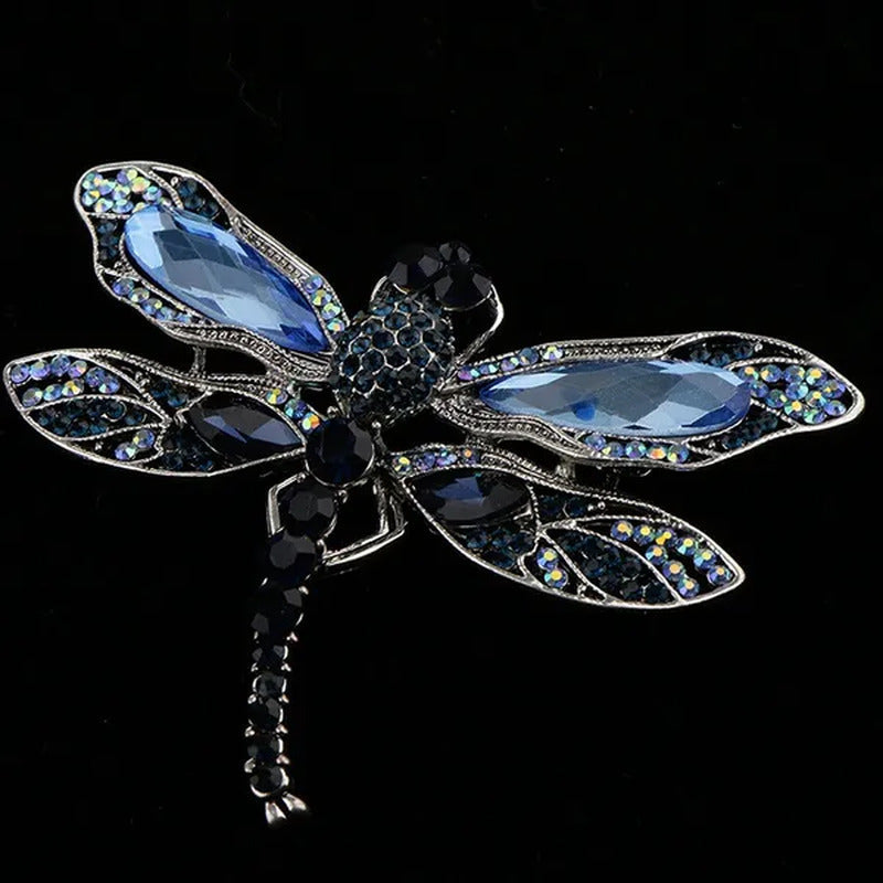 Elegant Dragonfly Brooch Crystal Brooch Pin Beautiful Wedding Accessory Souvenir