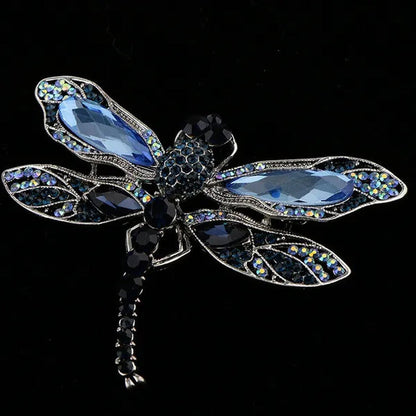 Elegant Dragonfly Brooch Crystal Brooch Pin Beautiful Wedding Accessory Souvenir