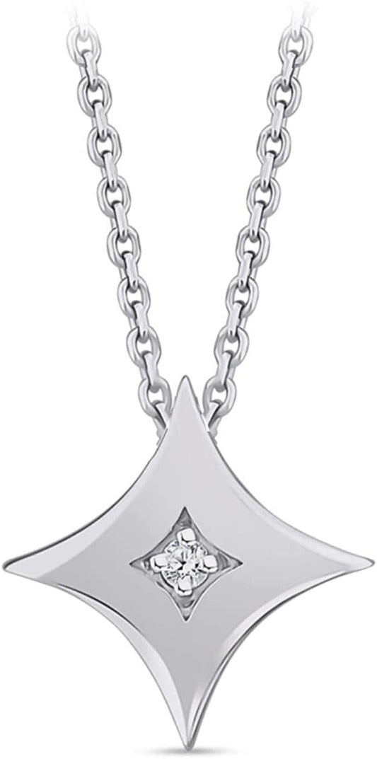 Pendant Necklaces - 0.01 to 0.16 Carat Certified Diamond Jewelry with G Color, S