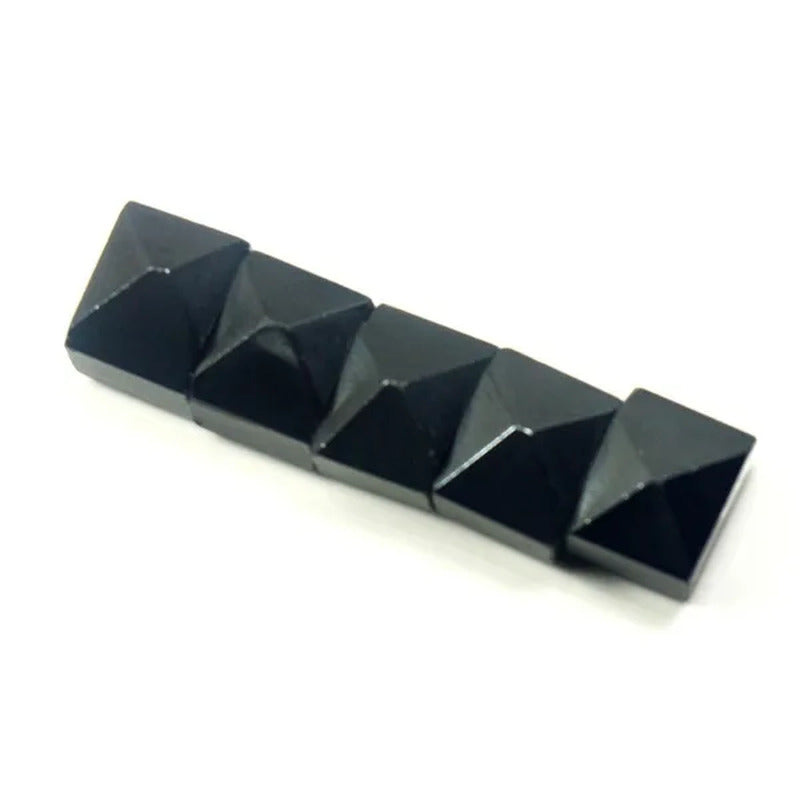 Natural Square Cut Cabochon Loose Gemstone Lot 85 to 100 Carat 5 Pcs Hematite Bl