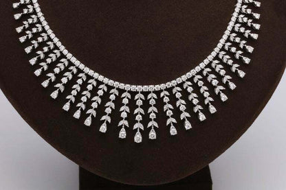 Over 20 Carat Diamond Drop Necklace