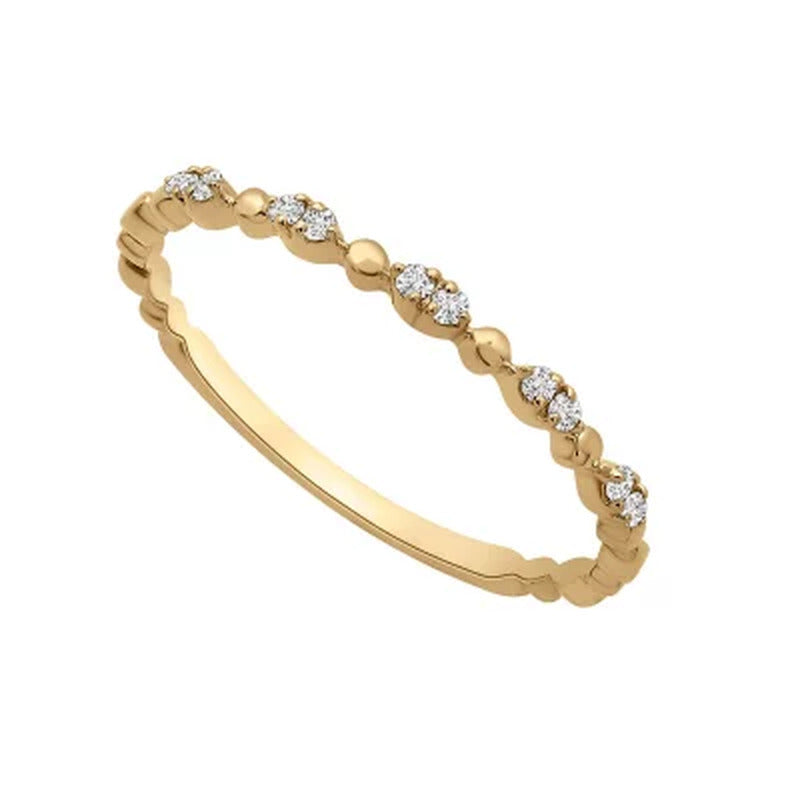 0.05 CT. T.W. Diamond Fashion Ring in 14K Gold (I, I1)