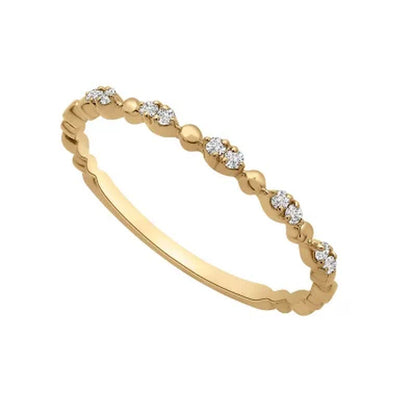 0.05 CT. T.W. Diamond Fashion Ring in 14K Gold (I, I1)