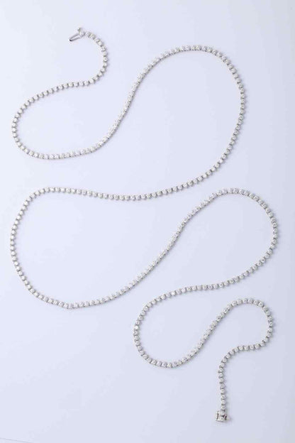 Diamond Tennis Opera Necklace