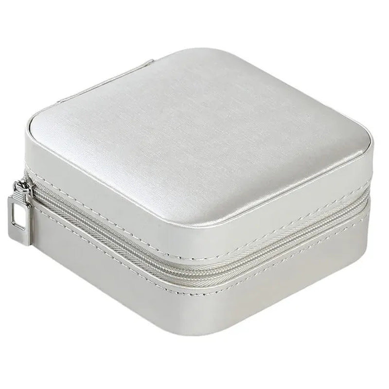 Practical Jewelry Box Organizer Portable Travel Leather Jewellery Ornaments Case