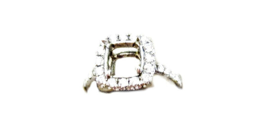 DIAMOND SETTING 4 PRONG DIAMOND SET ALL AROUND SMALL PIECE OF GOLD FOR RESIZEING
