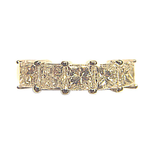 DIAMOND 5 STONE COMMON PRONG SET TOP SET BAND DIAMOND BAND DIAMOND RINGRING