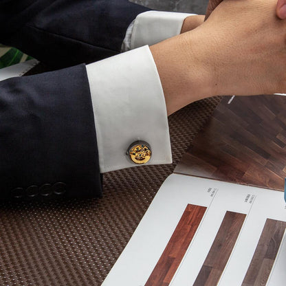 Jewelry Shirts Cufflinks for Men'S Brand Watch Movement Mechanical Big Cuff