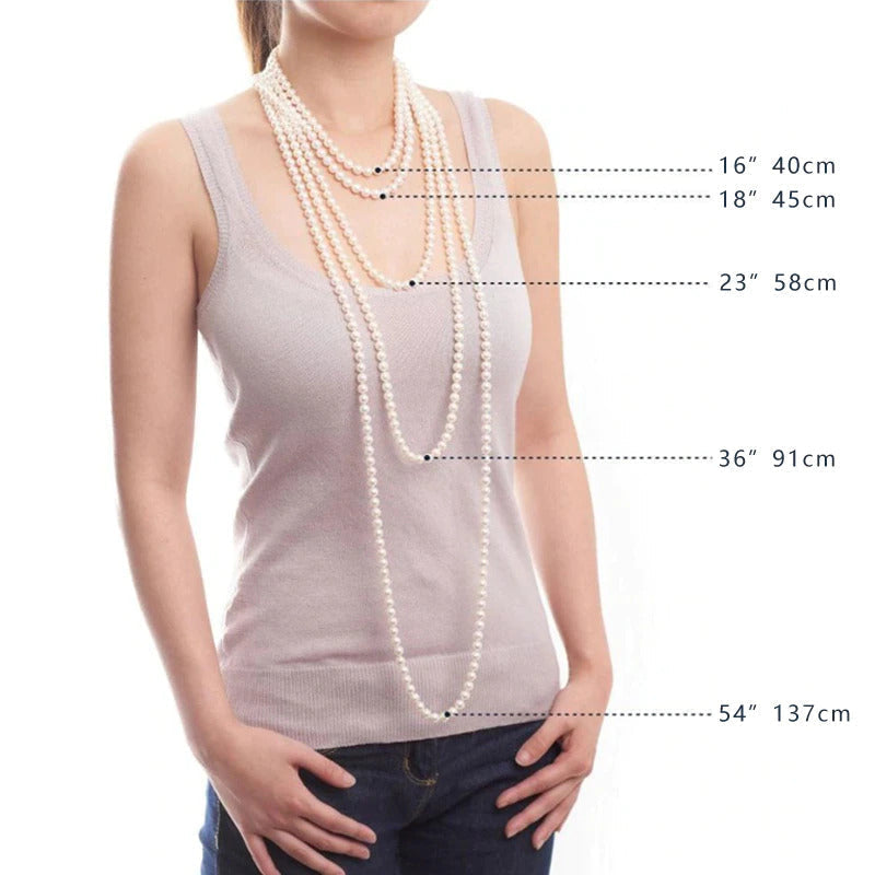 6-7Mm AAAA Quality Pearl Necklace in White Real Freshwater Cultured Perfect